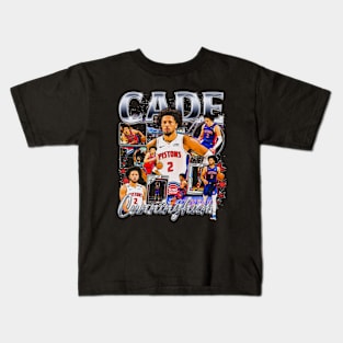 Cade Cunningham Vintage Bootleg Kids T-Shirt